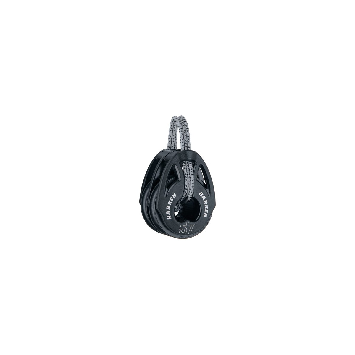 Poulie double Carbo T2 lashing 57mm