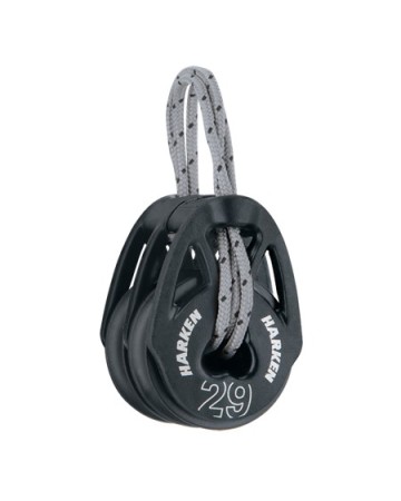 Poulie double Carbo T2 lashing 29mm