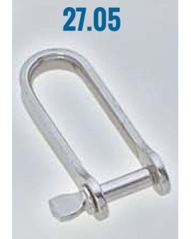 manille plate 5mm longue