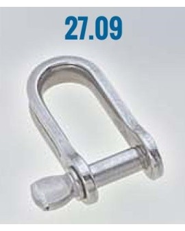 manille plate 6mm longue