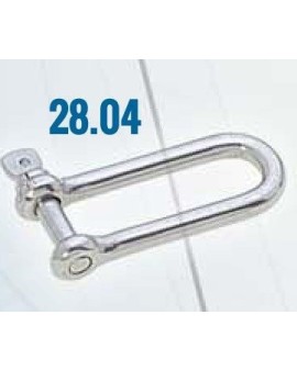 manille inox 5mm longue