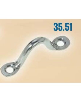 Pontet inox fil entraxe 46mm