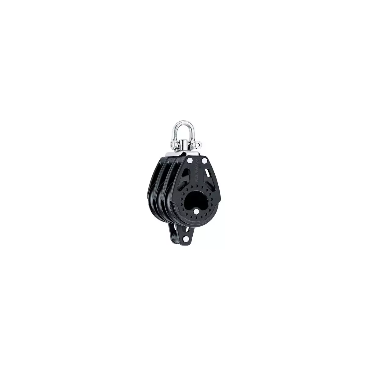 Poulie Carbo triple émerillon ringot 57mm