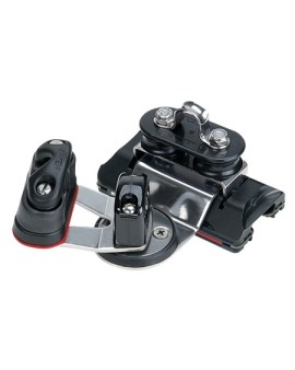 Chariot Harken SB long à réas pivotants + tourelle