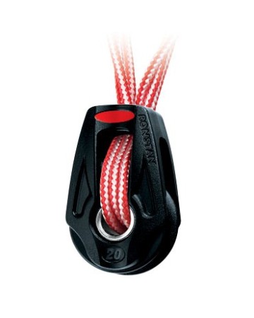 Poulie simple Orbit 20 avec garcette dyneema