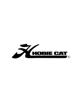 AUTOCOLLANT COQUE "HOBIE script" 2017  (coque polyester)
