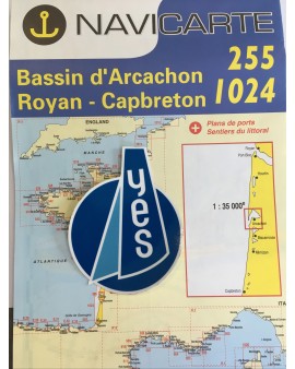 Carte Maritime du Bassin d'Arcachon